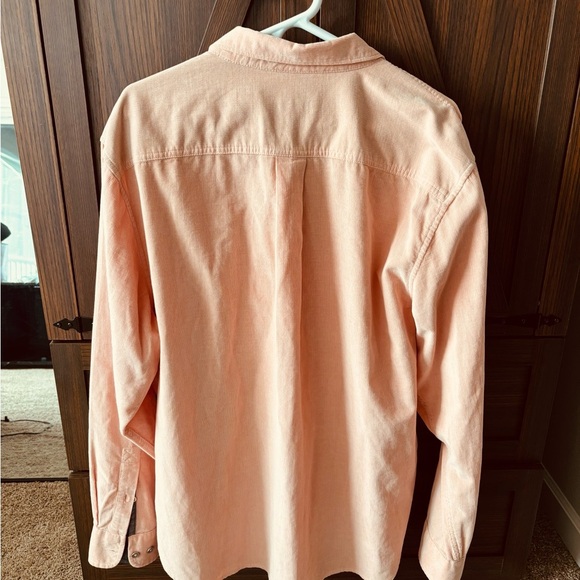Tommy Bahama Coral Pink Casual Button Down Shirt - Picture 2 of 7